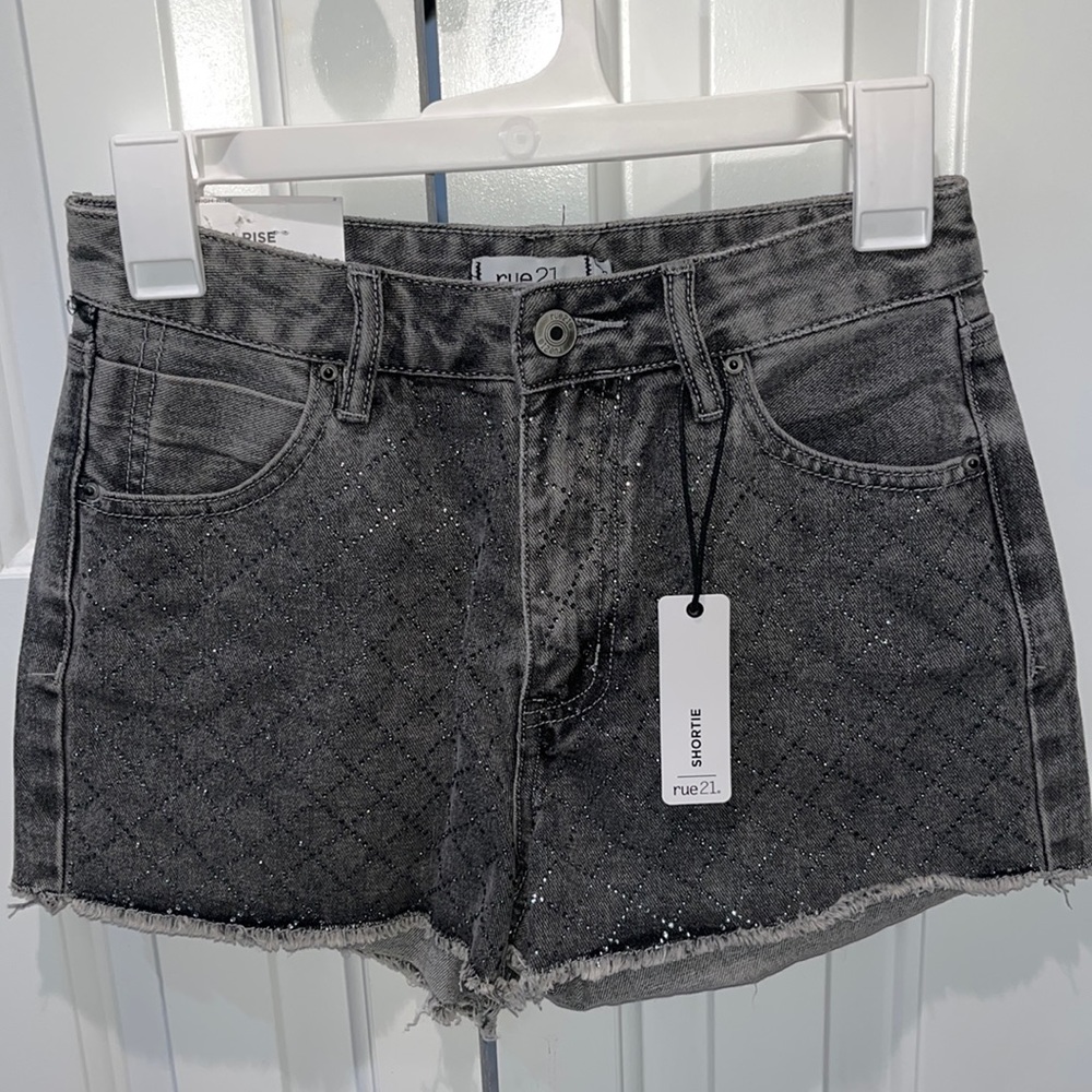 Sparkle black shorts